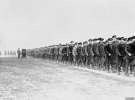 9 батальон в Хайд Парке. Декабрь 1914.