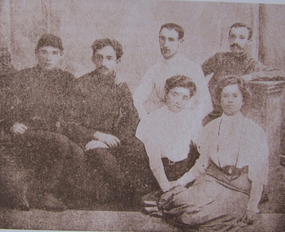 Винницкая группа Еврейской социалистической рабочей партии, 1905. Фото "Винница в воспоминаниях"
