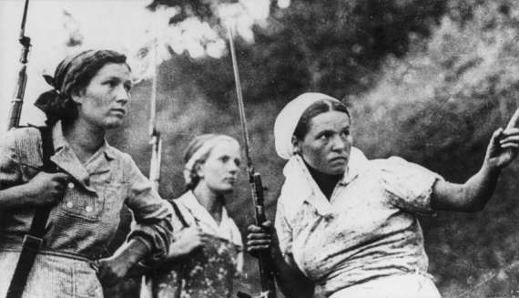 Три радянські жінки-партизанки