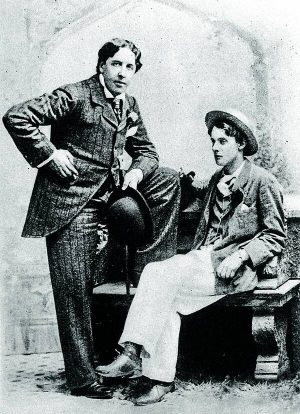 Письменник Оскар Уайльд зі своїм товаришем Альфредом Дуґласом, 1894 рік
