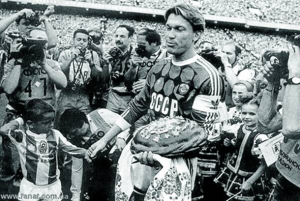 Київський ”динамівець” Олег Блохін перед своїм прощальним матчем, 28 червня 1989 року
