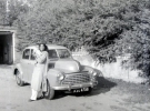 Молодая врач с дочкой. 1950-е