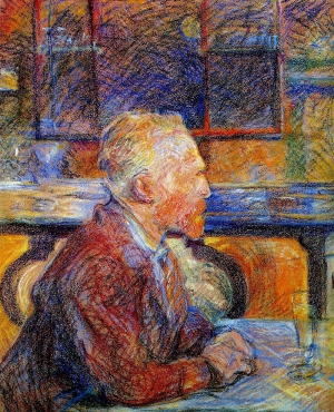 А. Тулуз-Лотрек. Портрет ван Гога.