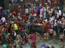 Фестиваль горшков на реке Годавари. Нашик, Индия, 26 августа 2015