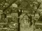 Участок старой площади Зерновой (в круге). Аэрофотосъёмка до 1939 года