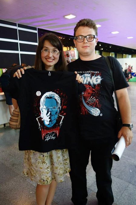 Перекладачі КДТ Катерина Грицайчук і Анатолій Пітик