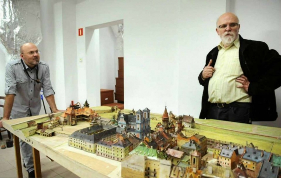 В ходе работ по реставрации панорамы Витвицкого. Фото наших дней