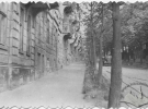 Улица Кривоноса и рельсы трамвая на Высокий Замок. Фото 1960-х годов