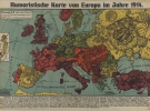 1914. «Юмористическая карта Европы в 1914 году», Дрезден