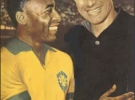 Пеле вместе со своим другом Львов Яшиным, обладателем "Золотого мяча-1963"