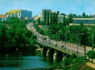Центральный мост послевоенной постройки. Вид с Замостья на центр – один из классических для Винницы.