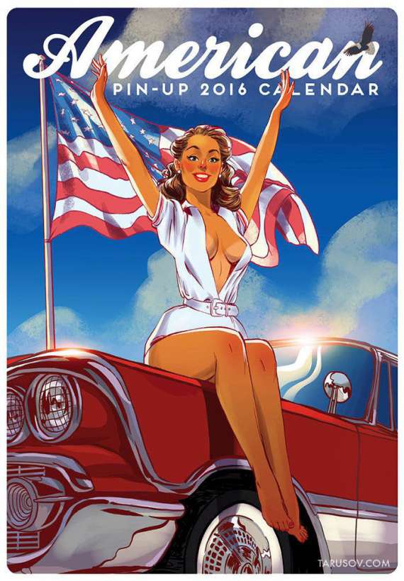 American Pin-Up 2016 Calendar