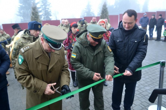 На Львівщині відкрили реконструйований прикордонний відділ «Сянки»