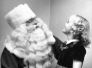 Санта Клаус із маленькою дівчинкою, 1948 р.