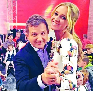 Телеведучі Юрій Горбунов і Катерина Осадча працюють на одному каналі