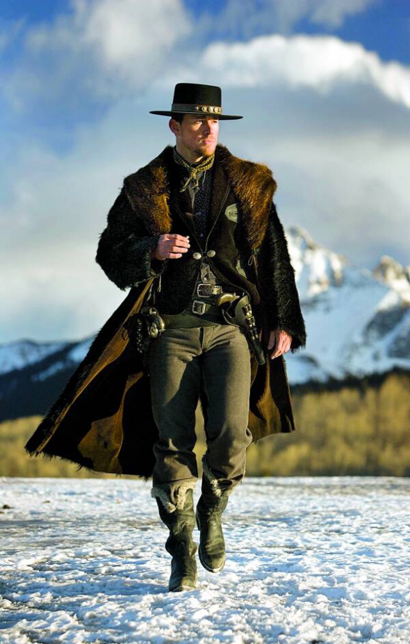 35-річний актор Ченнінг Татум грає Джоді Домерга у стрічці Тарантіно ”Мерзенна вісімка”.  Це перша співпраця актора й режисера