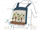 Рюкзак, вырабатывающий чистый воздух