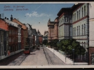Трамвайний маршрут по вул. Князя Романа. Листівка 1913 року