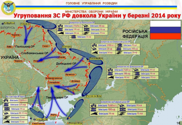 Розвідка показала, які сили Росія групувала навколо України.