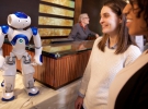 Hilton hotel robot concierge