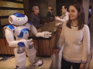 Hilton hotel robot concierge