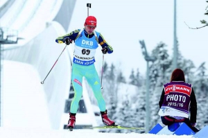 27-річний Сергій Семенов з Чернігова здобув єдину медаль для України на чемпіонаті світу з біатлону — став третім у десятикілометровому спринті
