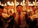 Свято по завершенню партз’їзду в КНДР: факельна хода у Пхеньяні, 10 травня 2016