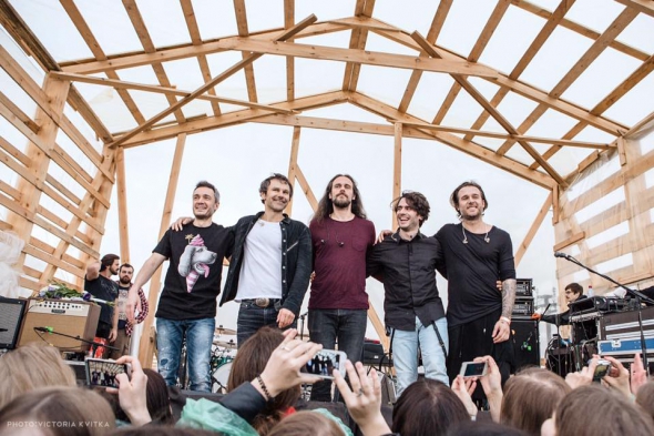 Презентація альбому "Без меж" на даху київської 10-поверхівки