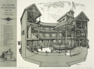 Реконструкція внутрішнього устрою «Глобуса» (після пожежі 1613 року). 1958 рік