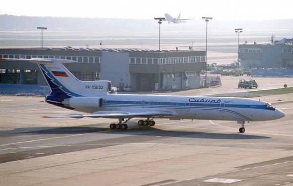 Ту-154 авиакомпании "Сибирь" незадолго до катастрофы