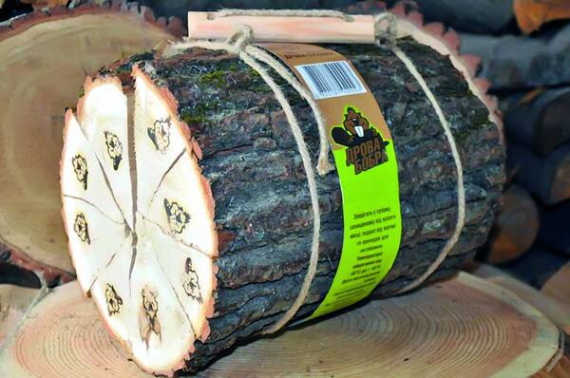 Дизайнерські дрова продають у супермаркетах, магазинах алкоголю. В’язанка коштує 78–100 гривень