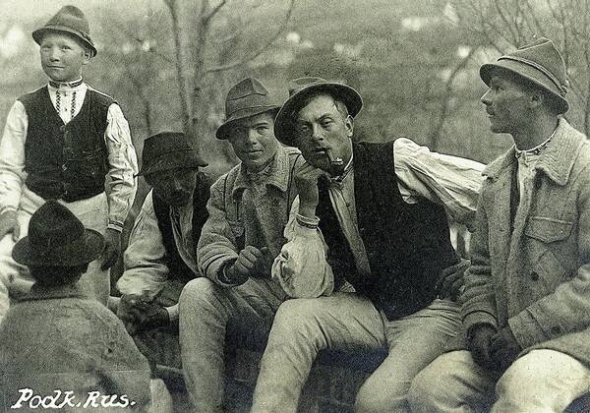 Сільські хлопці з Підкарпатської Русі, 1920-ті роки