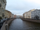Река Мойка в центре Санкт-Петербурга. Всего в городе более 90 рек, протоков, каналов, рукавов