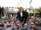 Зустріч Нормандської четвірки: протестувальники очікують президента Росії Путіна у Берліні, Німеччина, 19 жовтня 2016