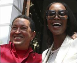 Наоми Кэмбелл взяла интервью у Уго Чавеса