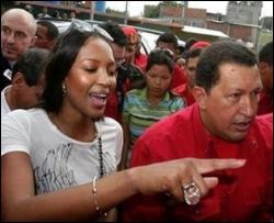 Наоми Кэмпбелл крутит роман с Уго Чавесом