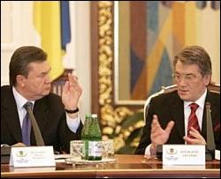 На зустрічі з Януковичем Ющенко закликав не блокувати Раду