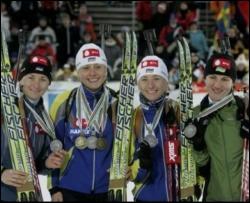 Женская сборная Украины выиграла "золото" в эстафете на чемпионате Европы