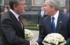 При встрече с Бушем Ющенко был задумчивым (ФОТО)