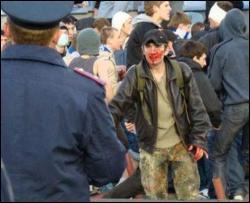 Безлади в Охтирці організували провокатори в масках