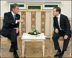Вопрос о Соловках Медведев задавал Ющенко дважды
