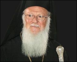 В Украину прибыл Вселенский патриарх Варфоломей I
