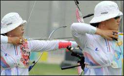 Стрельба с лука. Кореянки побеждают и выводят страну на второе место