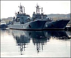 Российский корабль из Севастополя охраняет воды Абхазии 