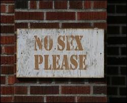 До чого веде заборона на секс