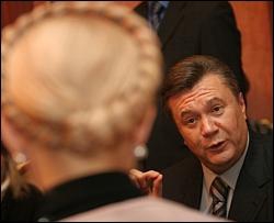 Яукович посоветовал Тимошенко пойти в модели и назвал ее красивой оппозиционеркой
