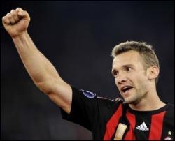 Шевченко вийде в основному складі "Мілана" проти "Портсмута"