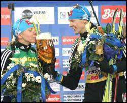 Золотой финиш украинских биатлонистов (ВИДЕО)