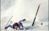 Гірськолижник ледь не розбився на тренуванні (ФОТО)