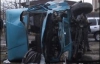 В Луганске маршрутка влетела в столб: 4 потерпевших (ФОТО)